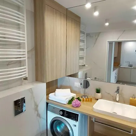 Cicha Przystan Whiteblue Sauna&fitness&parking Lägenhet
