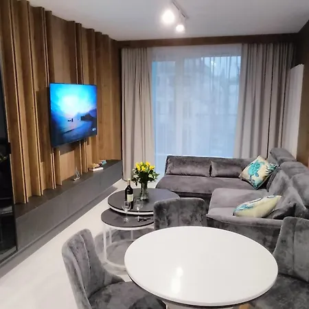 Lägenhet Cicha Przystan Whiteblue Sauna&fitness&parking