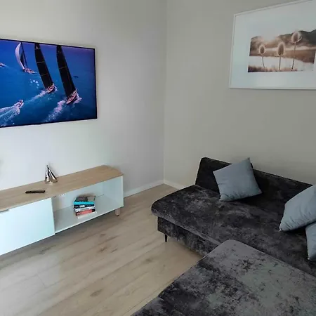 아파트 Cicha Przystan Whiteblue Sauna&fitness&parking 코워브제크