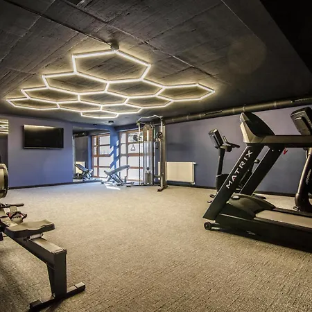 아파트 Cicha Przystan Whiteblue Sauna&fitness&parking 코워브제크