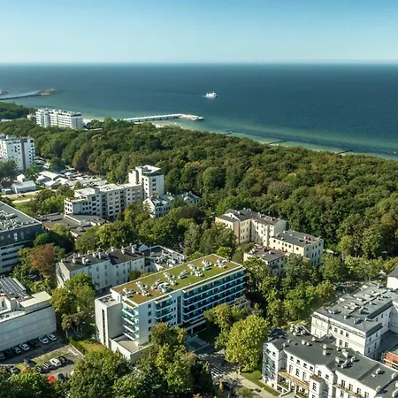 Cicha Przystań Whiteblue Sauna&fitness&parking * Kołobrzeg