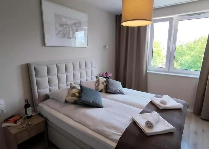 Cicha Przystan Whiteblue Sauna&fitness&parking * Kolobrzeg