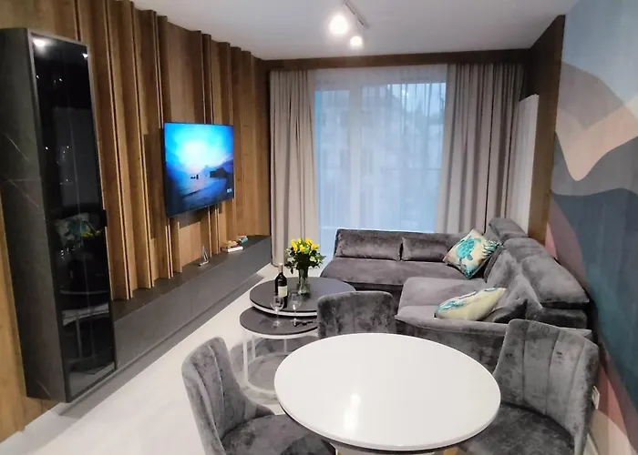 Apartment Cicha Przystan Whiteblue Sauna&fitness&parking